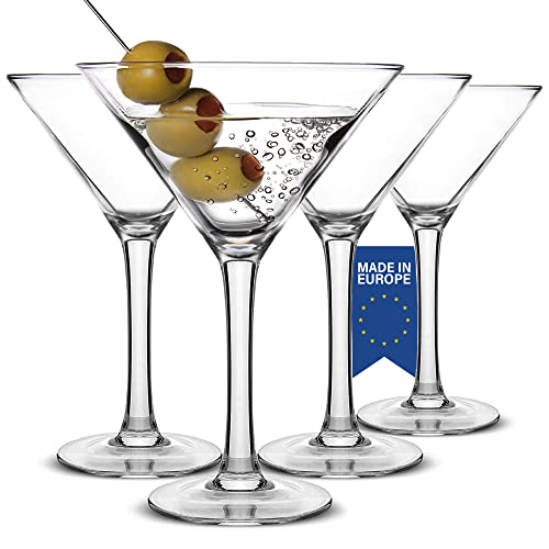 CRYSTALIA Premium Bicchieri da Martini Cocktail Set 4 175 ml 100% S...