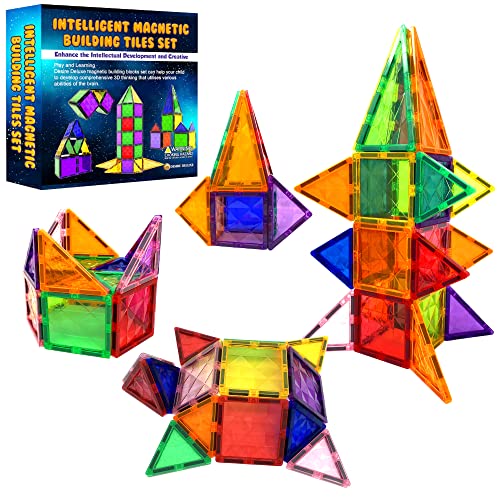 Desire Deluxe Montessori - Mattonelle magnetiche per bambini, gioca...