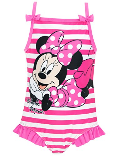 Disney Costume da Bagno per Ragazze Minnie Mouse Rosa 3-4 Anni...