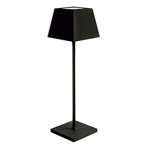 DOPO LIGHTING - Lampada da tavolo ✯LITTA nera portatile quadrata ...
