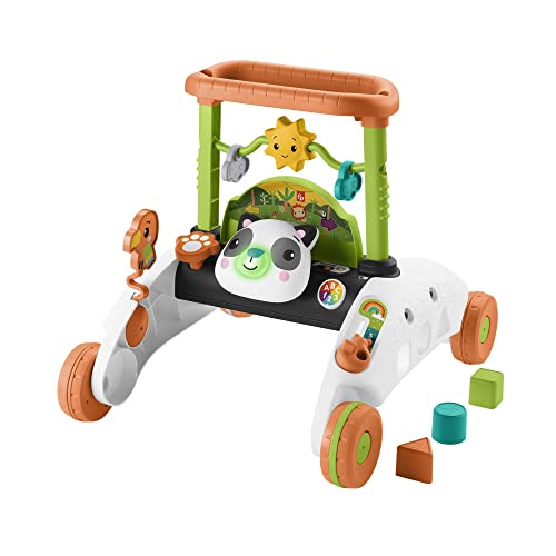 Fisher-Price - Primi Passi al Volante Baby Panda, giocattolo intera...