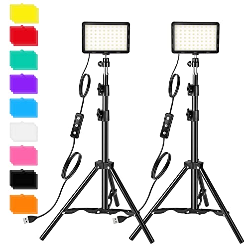 Fotografia Kit di illuminazione video, LED Studio Streaming luci W ...