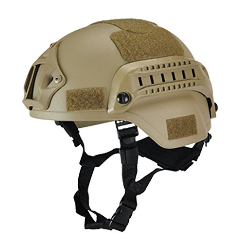 Gelentea Casco tattico Militare Airsoft Gear Paintball Head Protect...
