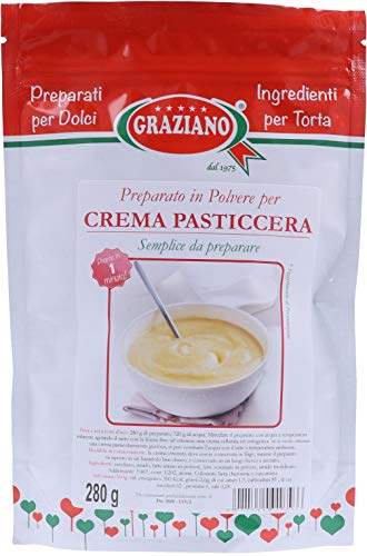 Graziano, Preparato Completo in Polvere per Crema Pasticciera, Perm...