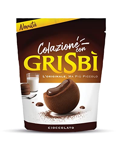 Grisbì Biscotti di Frolla al Cacao Ripieni di Crema al Cioccolato,...