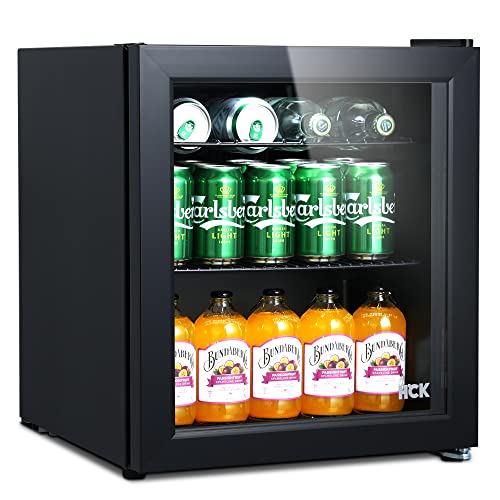 HCK Mini Frigo, Refrigeratore Bevand 42L, 0-15°C, 2 Ripiani Regola...