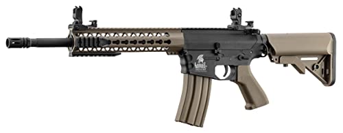 Kit Fucile Softair M4 Carbine EVO Dual Tone Lancer Tactical AEG Pot...