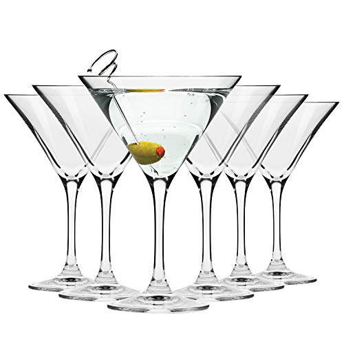 Krosno Bicchieri Cocktail Martini Bar Vetro Coppa | Set di 6 | 150 ...