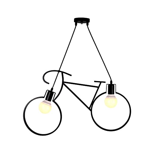Lampadario a sospensione, a forma di bicicletta dal design moderno ...
