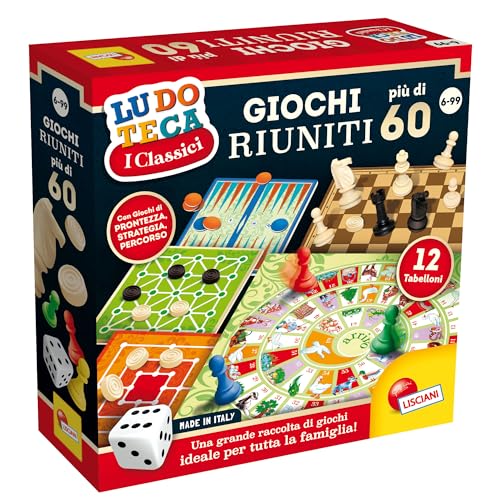 Liscianigiochi Giochi Riuniti Più Di 60, Multicolore, 57023, ‎7....