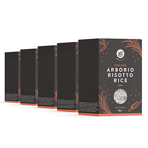 Marchio Amazon - Happy Belly Select Riso Arborio per risotti, 1KG x...