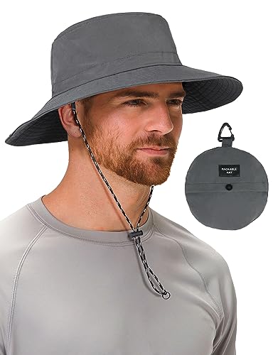 MELLIEX Cappello Pescatore Uomo Donna Protezione UV Bucket Hat Impe...
