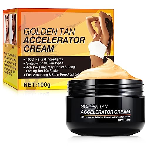 Premium Tanning Accelerator Cream, Crema Gel Accelerante Abbronzant...
