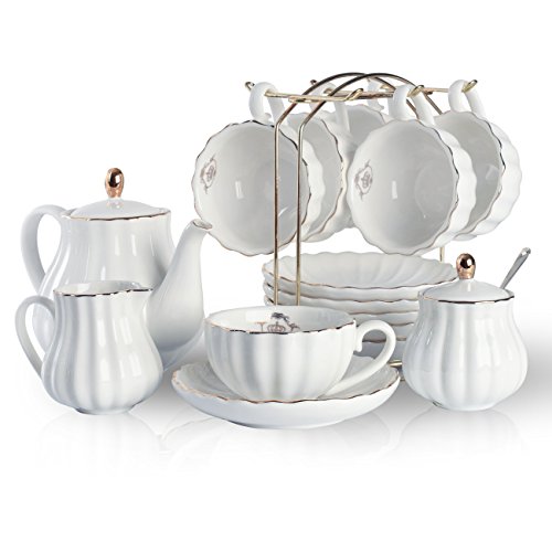 Sweejar Home Set da tè in porcellana Royal Family, 225 ml, per taz...
