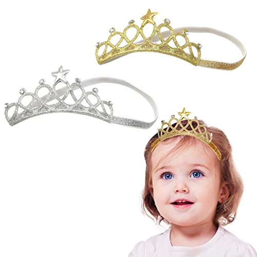 SwirlColor 2X Bambini Ragazze Principessa Corone Fasce Hairband Acc...