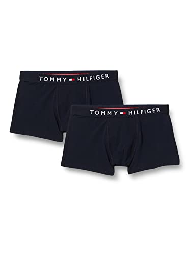 Tommy Hilfiger Pantaloncino Boxer Bambino Confezione da 2 Intimo, B...