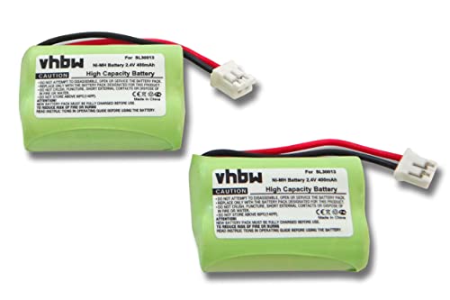 vhbw 2x batteria compatibile con Audioline DECT 7500, 7500 Micro, 7...