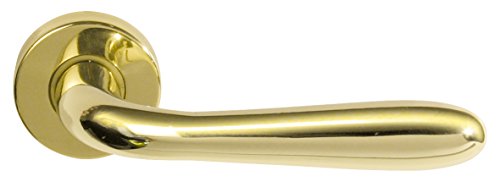 VI.TEL. F0202 R8 40 Coppia di Maniglie per Porte, Oro, 45 x 10 mm...