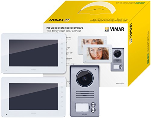 VIMAR K40991 Kit videocitofono da parete: 2 videocitofoni vivavoce ...