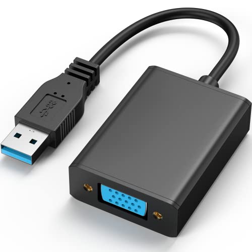 ABLEWE Adattatore USB a VGA, USB 3.0 2.0 a VGA Convertitore 1080P (...