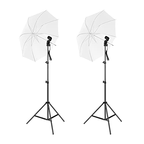 Andoer Kit ombrello per fotografia da studio con ombrelli bianchi d...