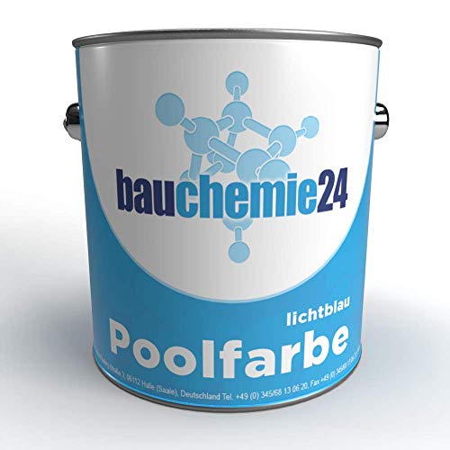 bauchemie24 Vernice per piscina, colore laghetto, 30 kg, colore blu...