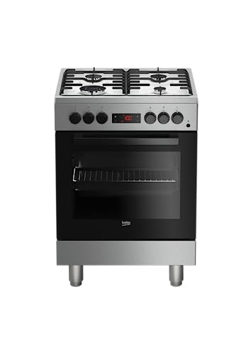 Beko - FSE62110DXF - Cucina a Gas in Acciaio Inox, Piano Cottura co...