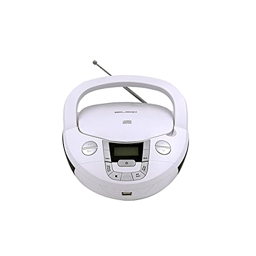 Boombox Radio CD MP3 con Bluetooth BSL PCD-31 bianco | con 2 W di p...