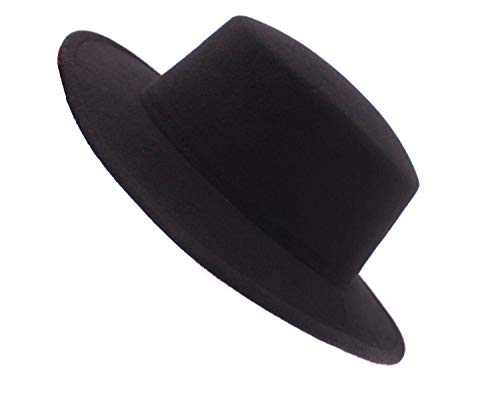 Cappello Fedora unisex per adulti, alla moda, classico, in misto la...