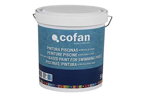 Cofan 15002391 Vernice Acrilica Ad Acqua Per Piscine, 5 kg, Blu...