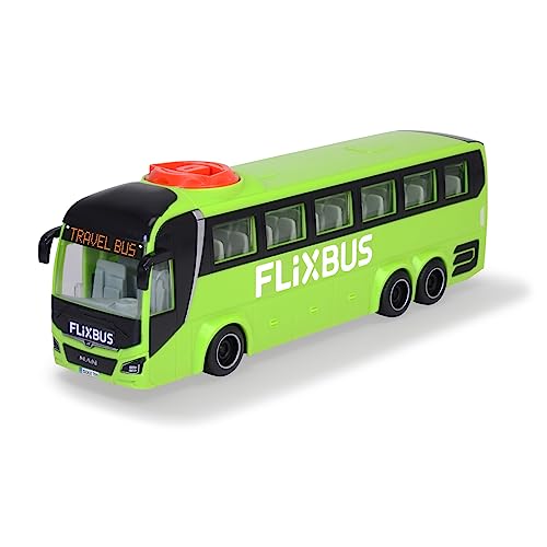 Dickie Toys - Autobus giocattolo Man FlixBus Verde, 27 cm, Autocar ...