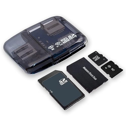 Double A Pro Lettore Schede SD, MicroSD, MMC, MS Duo, M2 - Adattato...