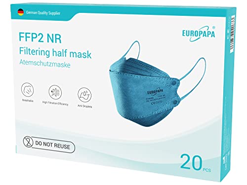 EUROPAPA 20x Maschere FFP2 a forma di pesce maschera respiratoria M...