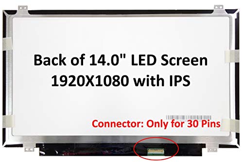 Generic - Schermo di ricambio per PC portatili IPS FHD (1080P) da 1...