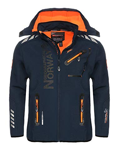 Geographical Norway Royaute Men - Giacca Cappuccio Softshell Imperm...