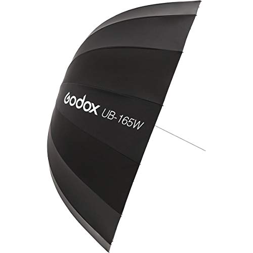 Godox Ombrello parabolico da 165 cm in bianco e nero...