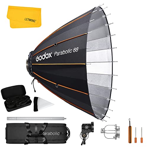 Godox Parabolic P88 Kit Parabolic Light Focusing System Ombrello Mo...