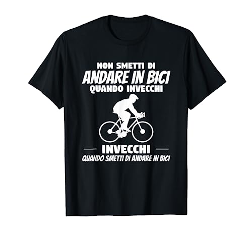 idea regalo ciclismo per pensionato un costume da ciclismo Magliett...