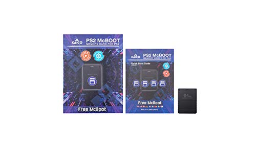 Kaico Free Mcboot 64MB PS2 Memory Card con FMCB PS2 Mcboot 1.966 pe...