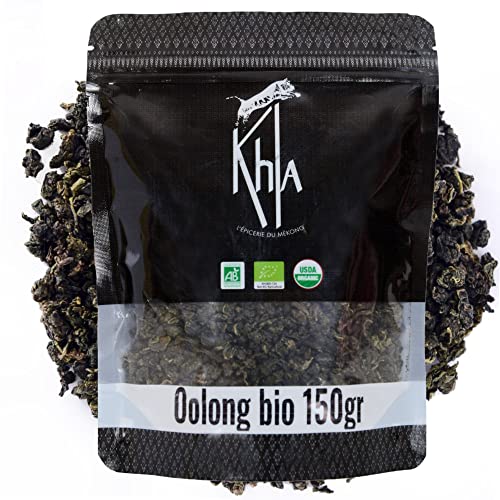 Khla - Te Oolong Bio 150 g - Te Blu Oolong in Foglie - Tè Cinese D...