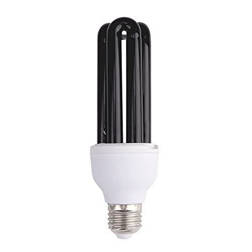 Lampadina UV Nera E27 40W, Luce di Wood UVA 365nm, AC 230V CFL Lamp...