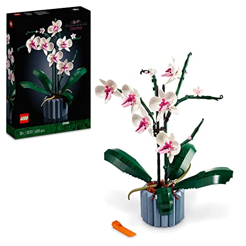 LEGO 10311 Icons Orchidea, Set Collezione Botanica Piante Artificia...