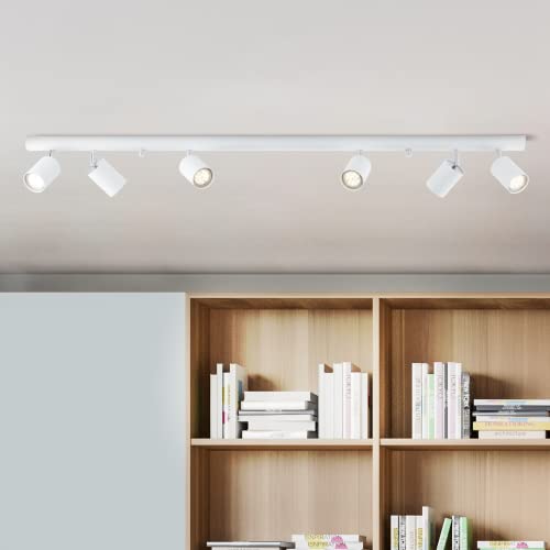 Lightbox - lampada di design da soffitto, faretti Spot, 6 luci GU1...