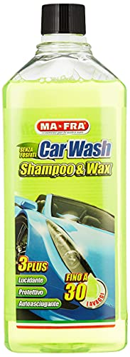 Ma-Fra CarWash, Shampoo e Cera, Lucidante, Protettivo e Autoasciuga...
