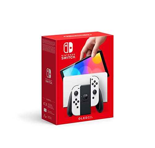 Nintendo Switch-Konsole (OLED-Modell) Weiß...