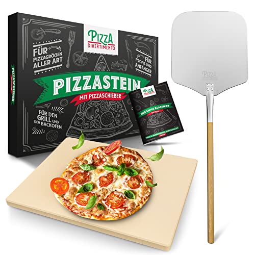 Pizza Divertimento Pietra refrattaria per pizza da forno - Con pala...