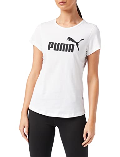 Puma Ess Logo Tee W, Maglietta Donna, Bianco (White), XS...