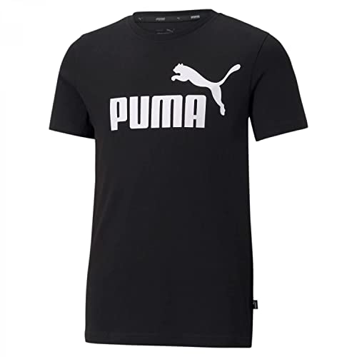PUMHB|#Puma Ess Logo Tee B, Maglietta Bambino, Puma Black, 152...