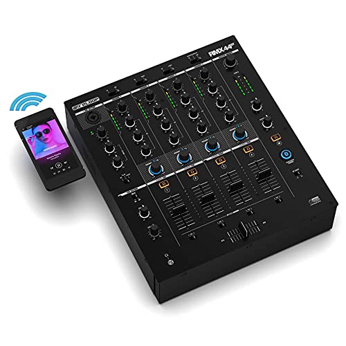 Reloop Mixer Bluetooth DJ Club a 4 canali RMX-44 BT, 9 ingressi, 4 ...