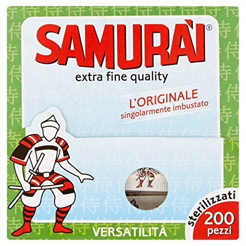 Samurai Stuzzicadenti Imbustati, 200 Pezzi...